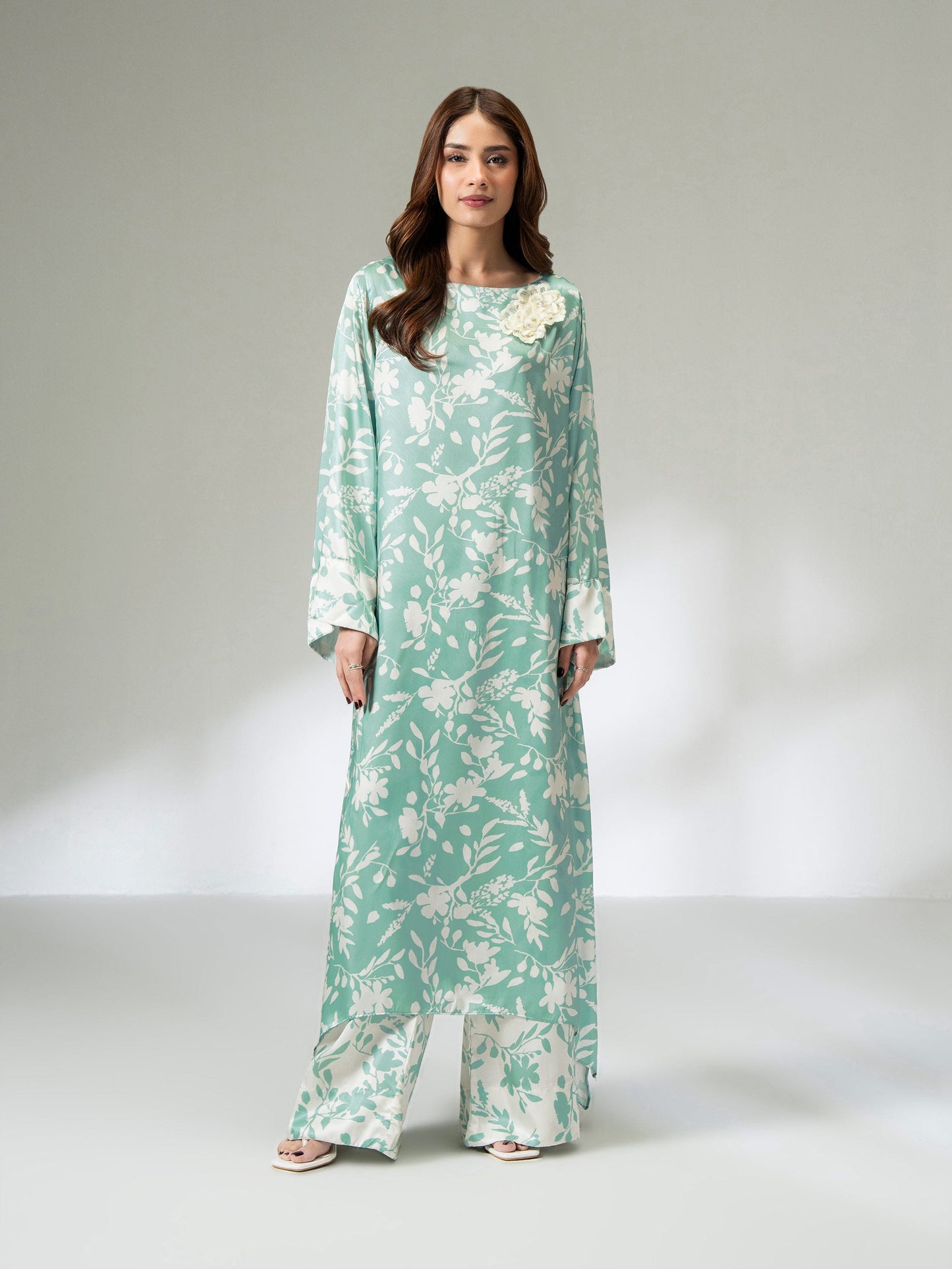 2 Piece Silk Suit (Pret)
