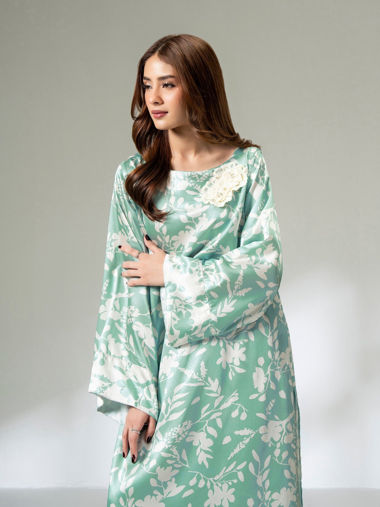 2 Piece Silk Suit (Pret)