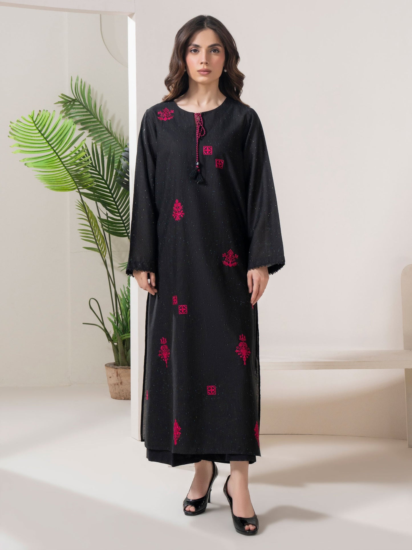 Yarn Dyed Shirt-Embroidered (Pret)