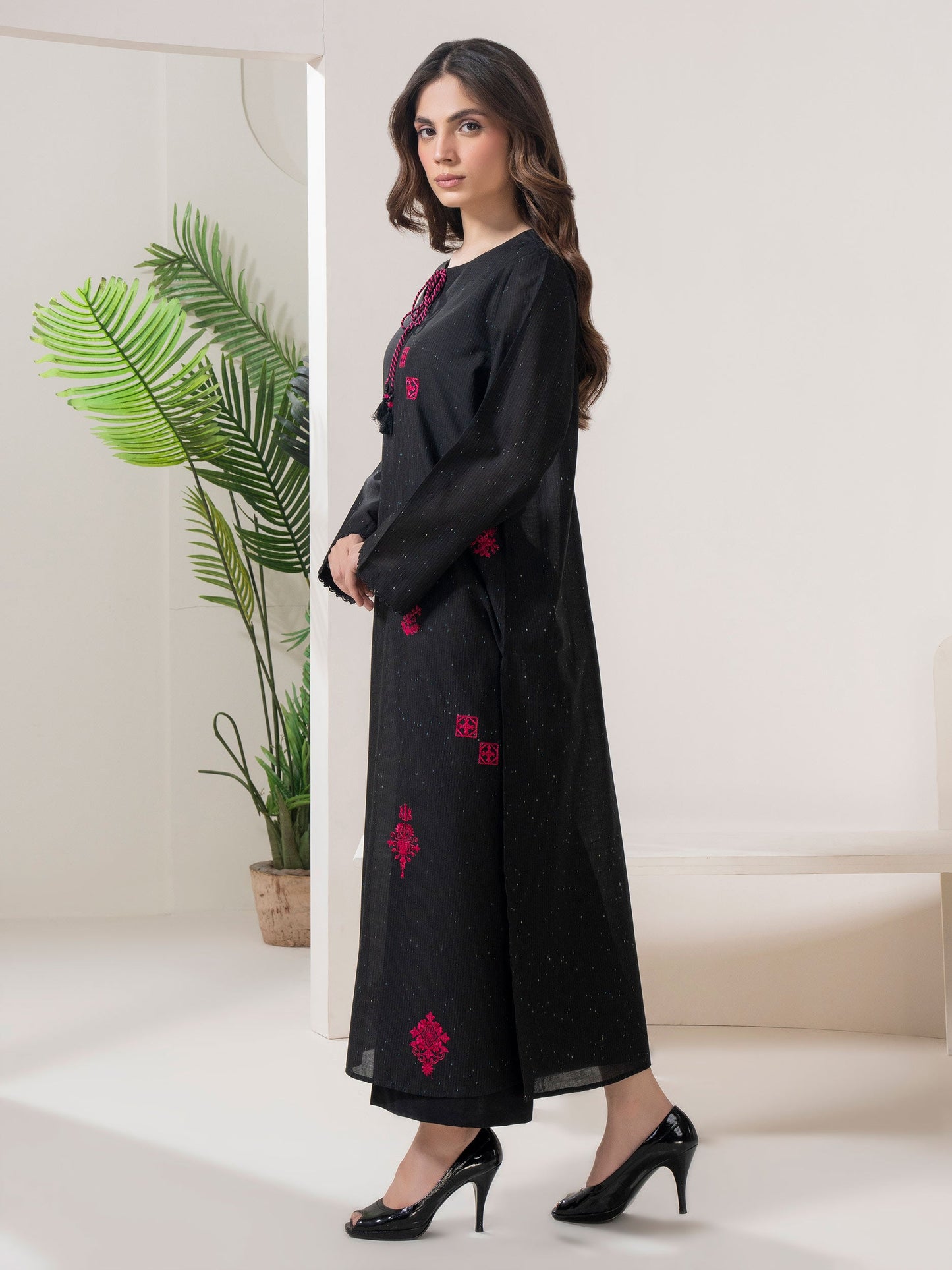 Yarn Dyed Shirt-Embroidered (Pret)