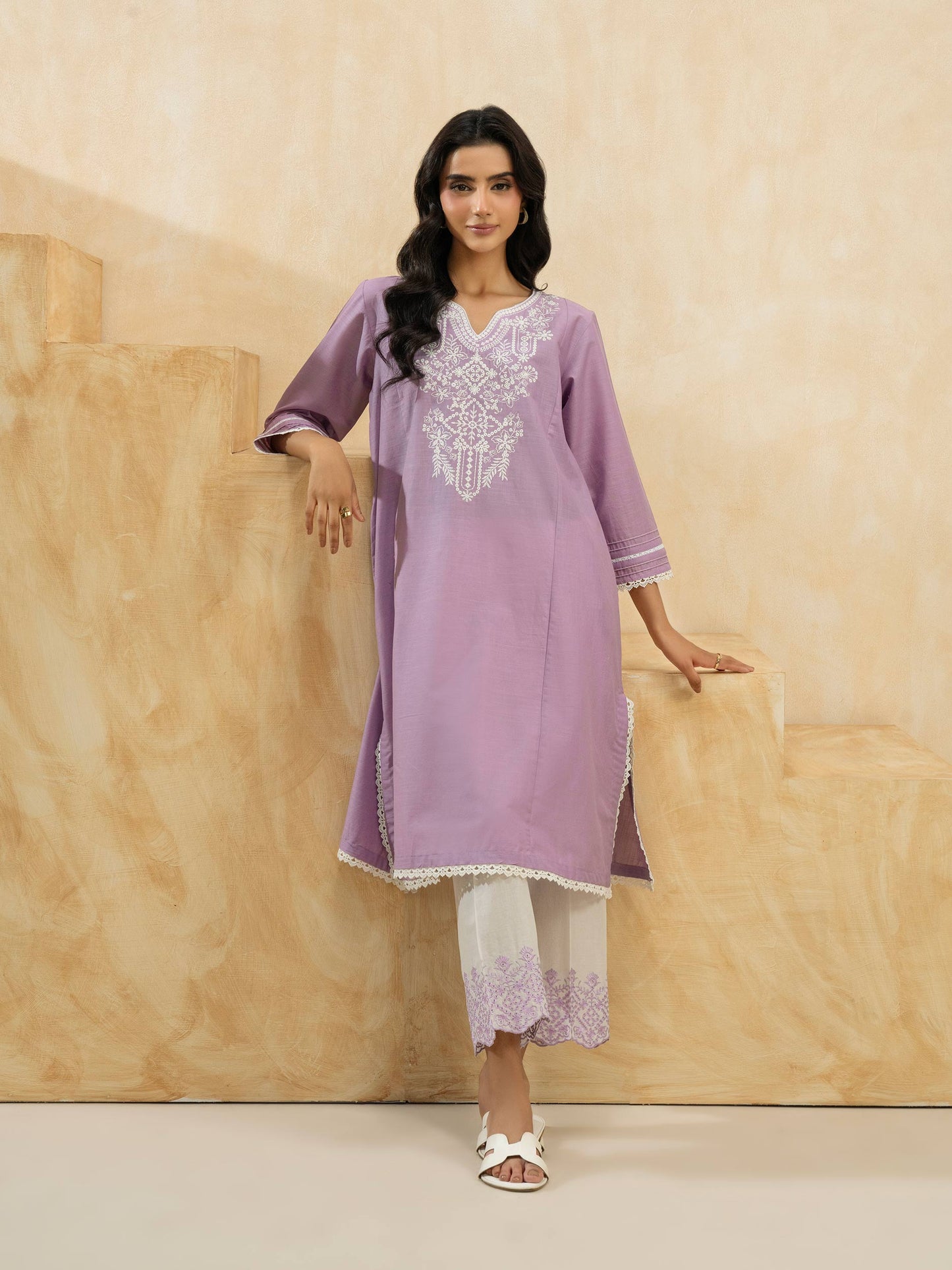 2 Piece Lawn Suit-Embroidered (Pret)