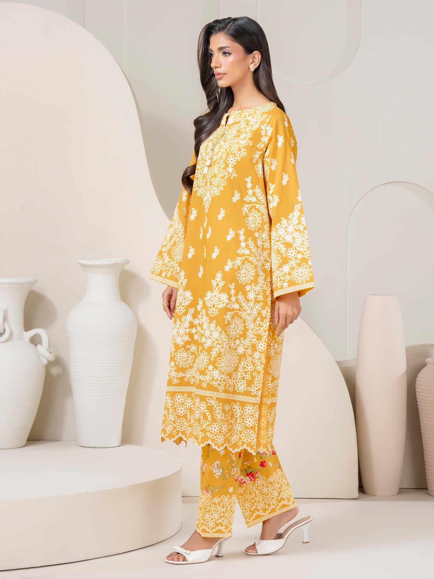 2 Piece Lawn Suit-Paste Print (Pret)