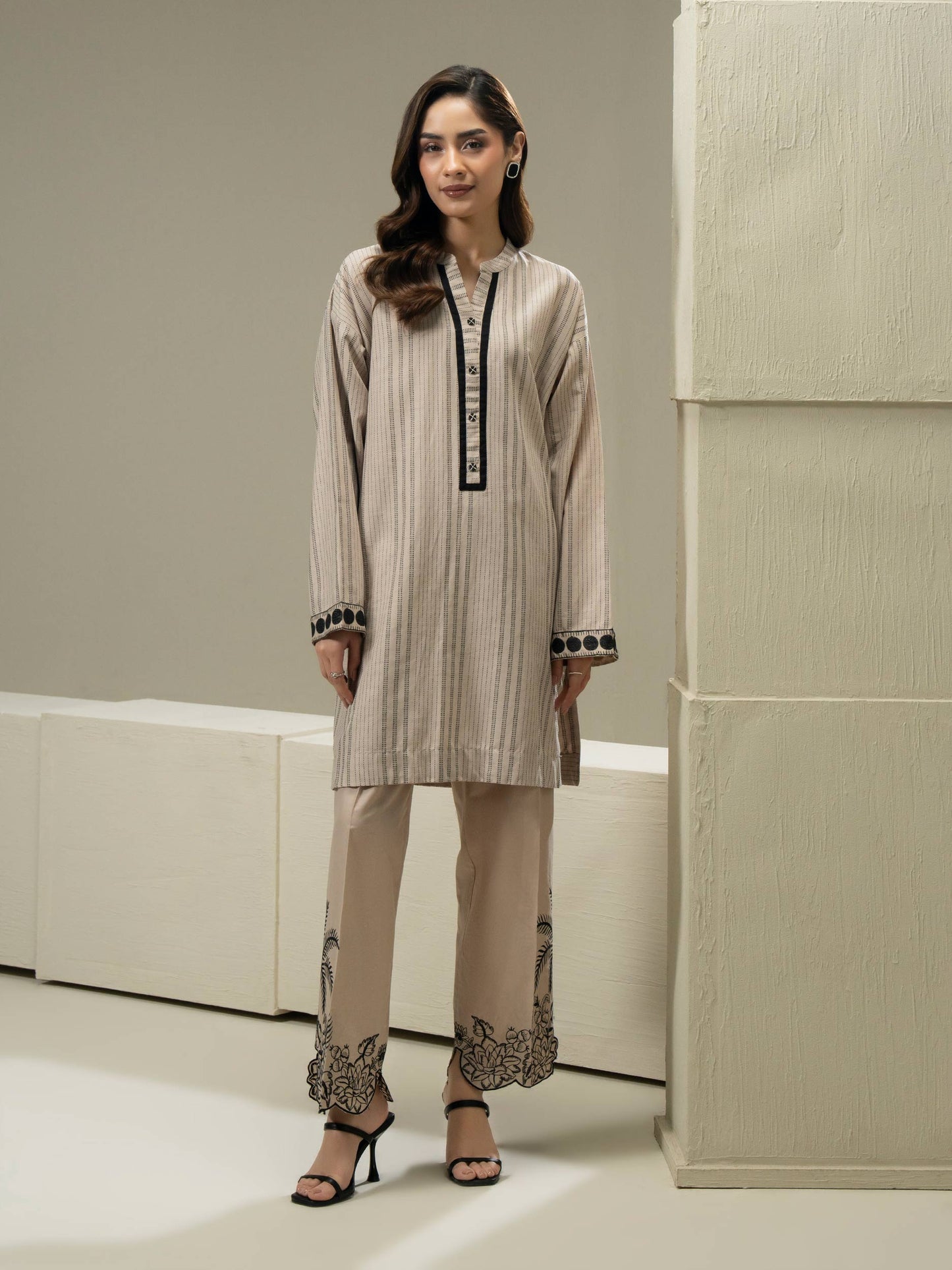 2 Piece Yarn Dyed Suit