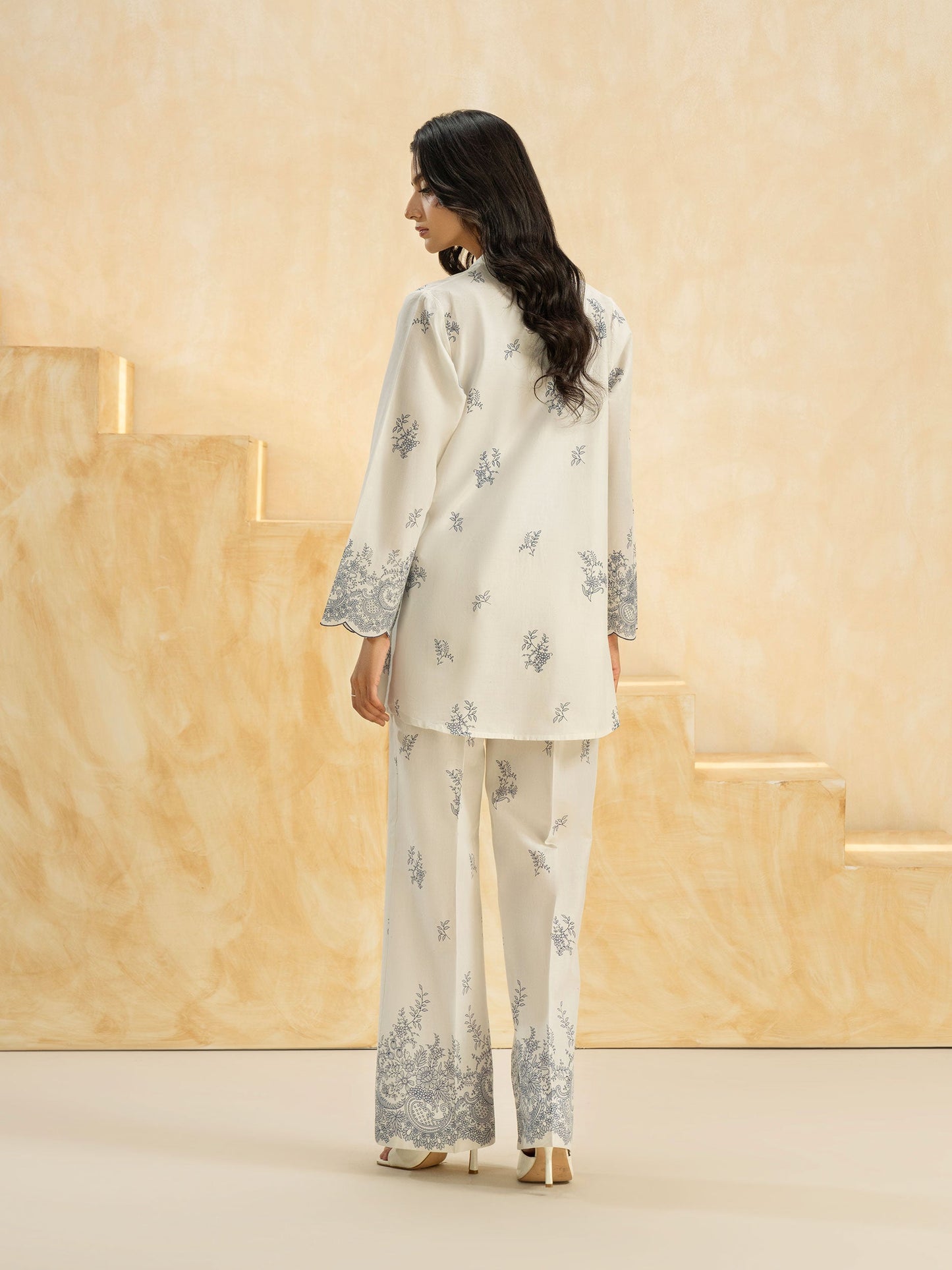 Cambric Co-ord Set-Printed (Pret)