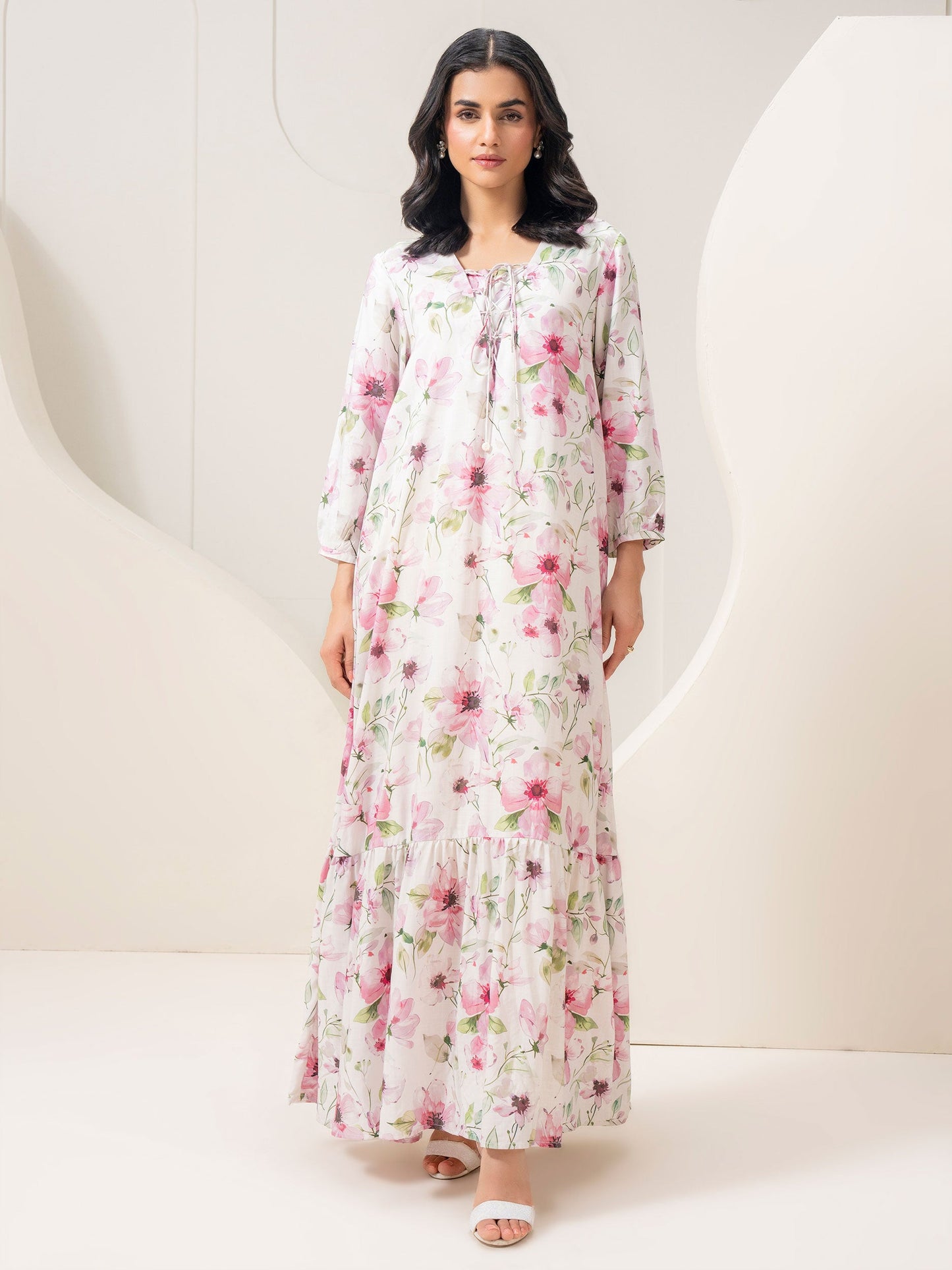 Printed Viscose   Dress