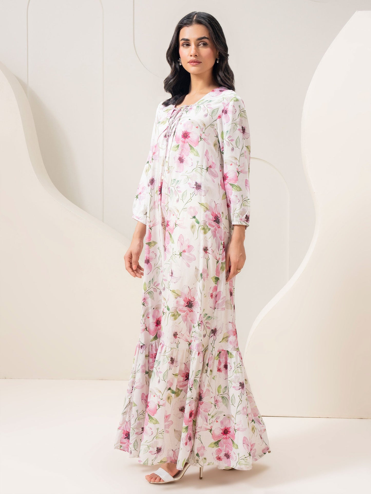 Printed Viscose   Dress
