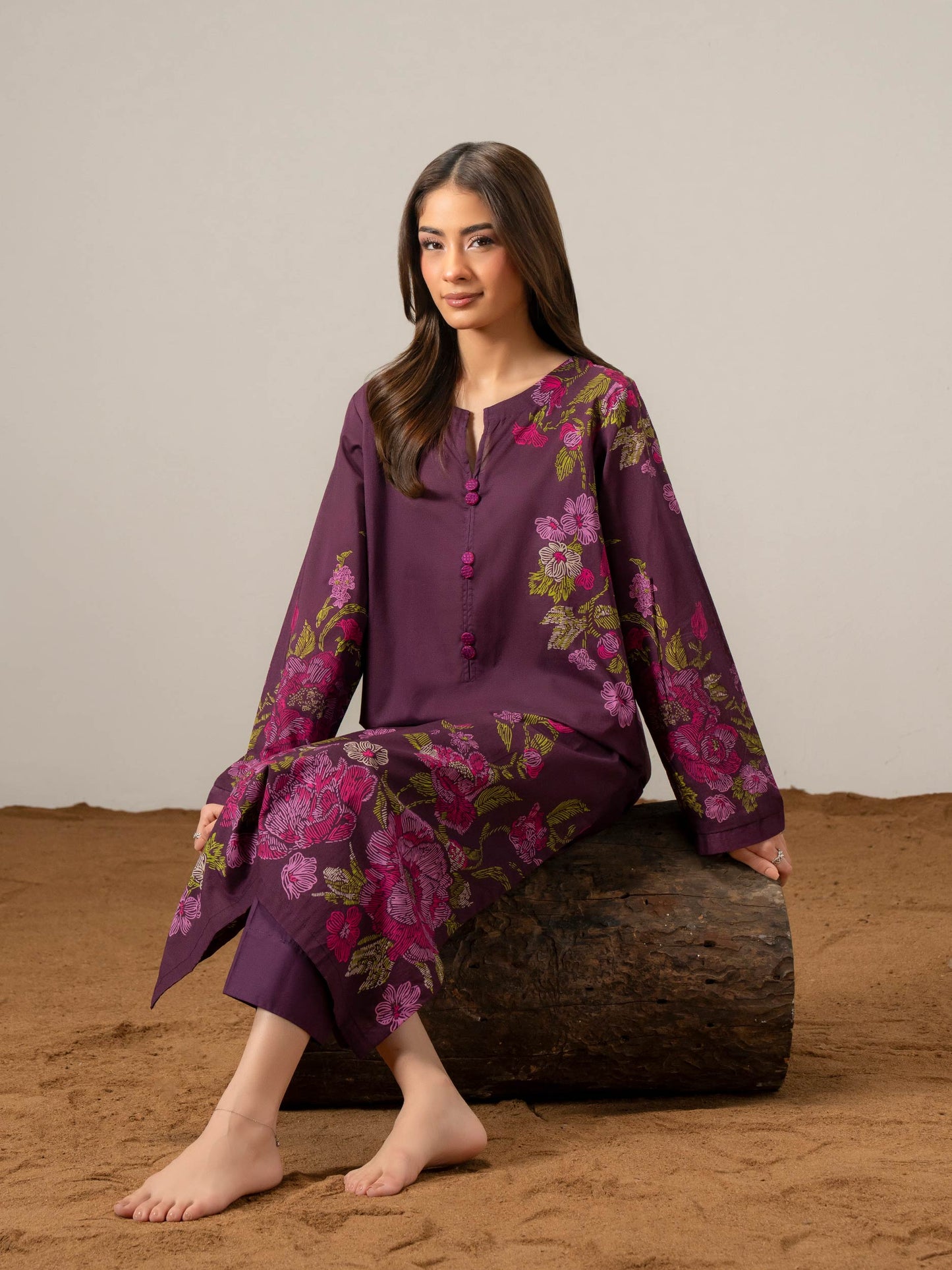 2 Piece Lawn Suit-Printed (Pret)