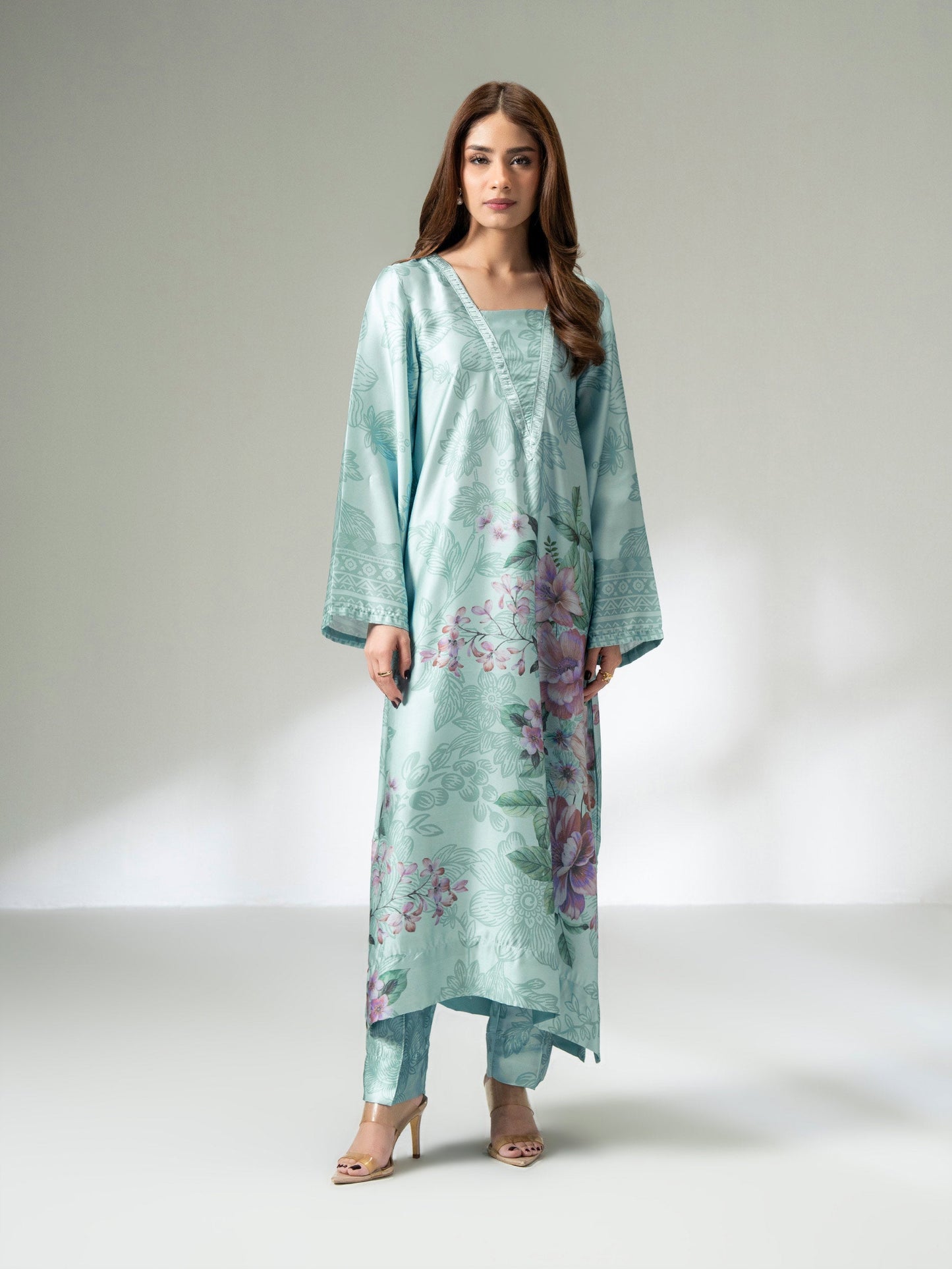 2 Piece Silk Suit (Pret)