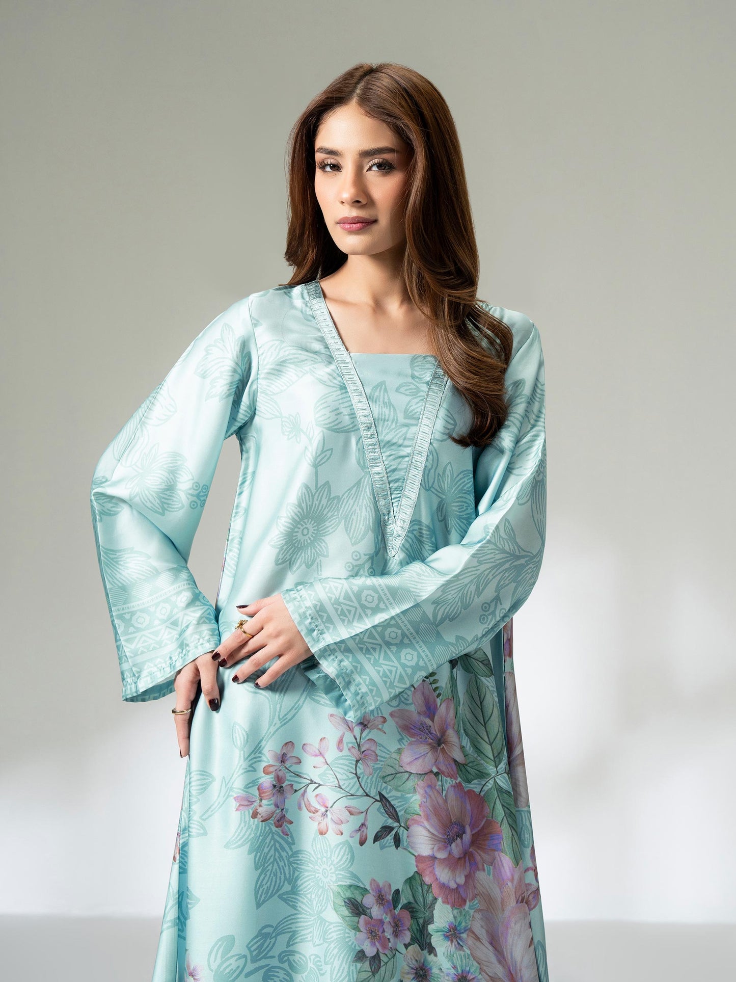 2 Piece Silk Suit (Pret)