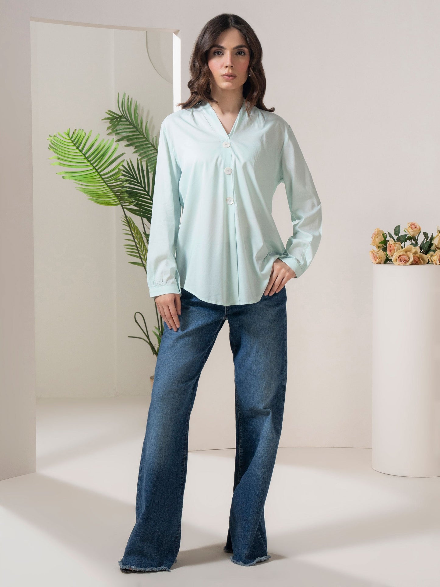 Dyed Cotton Top