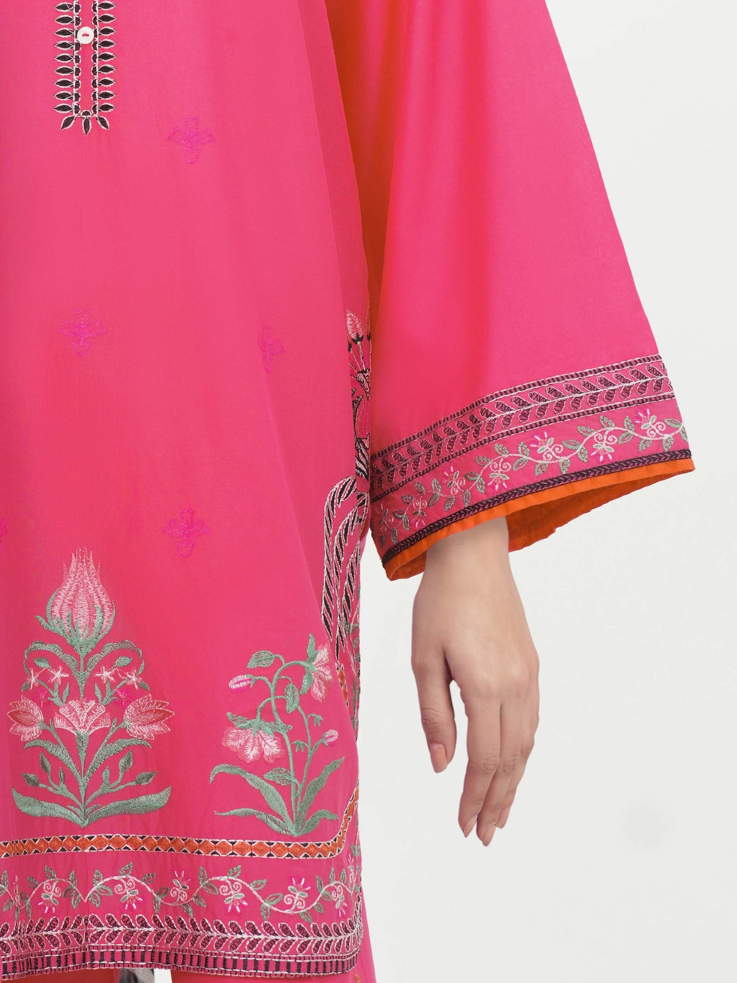 3 Piece Lawn Suit- Embroidered (Pret)