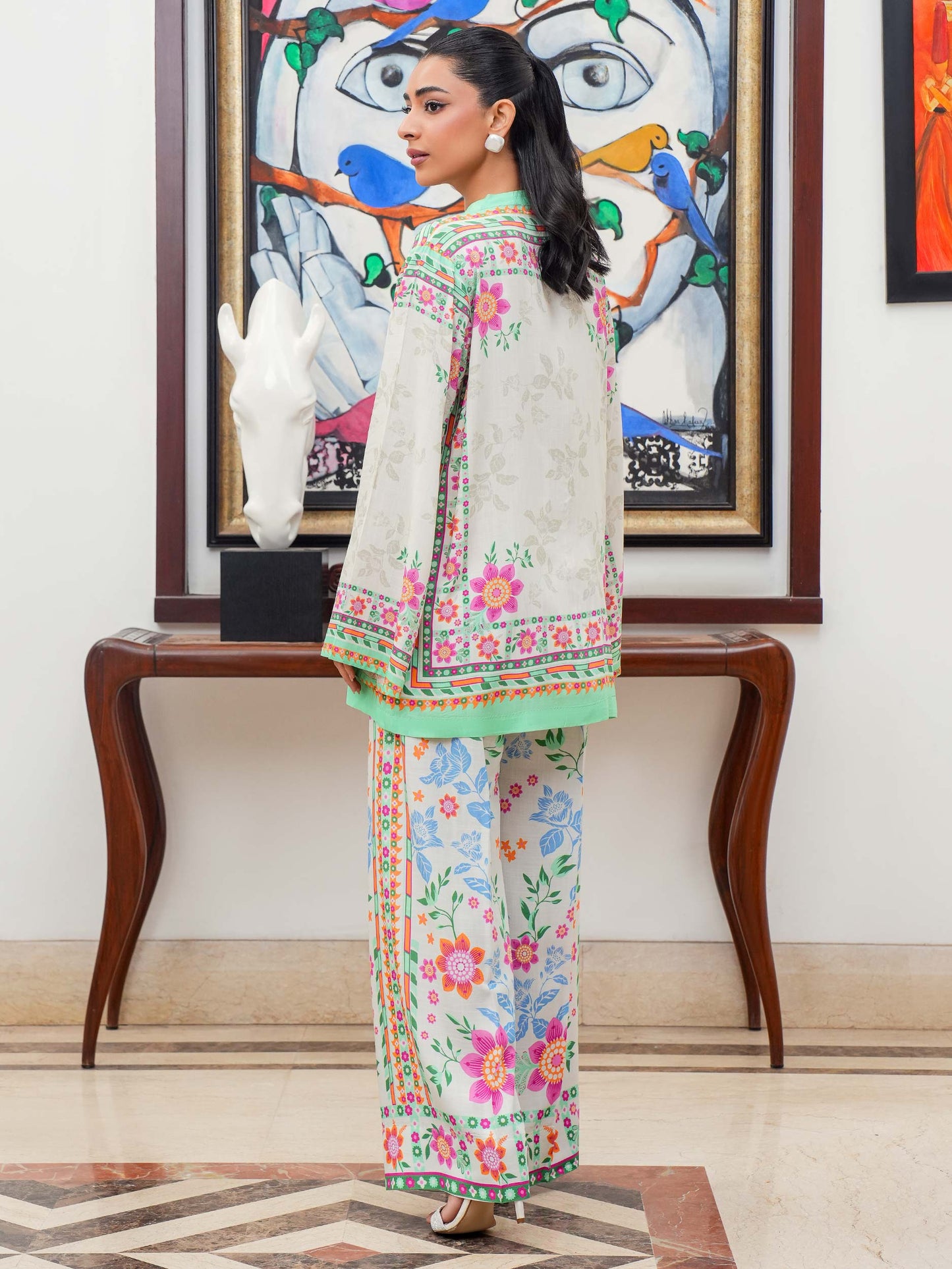 Viscose Co-ord Set-Printed (Pret)