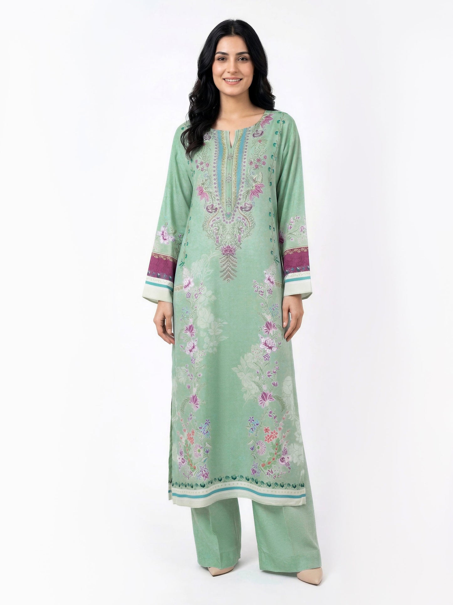 2-Piece Silk Suit (Pret)