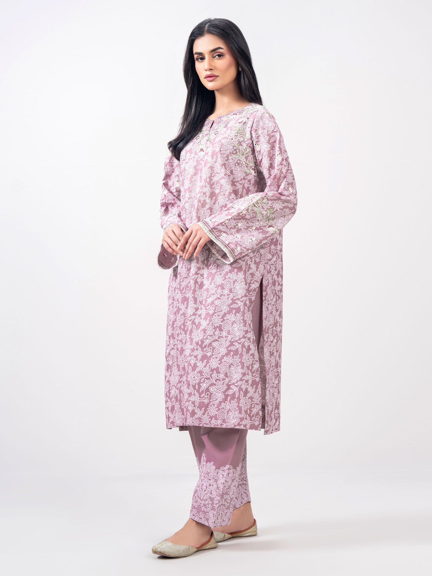 2 Piece Lawn Suit- Embroidered (Pret)