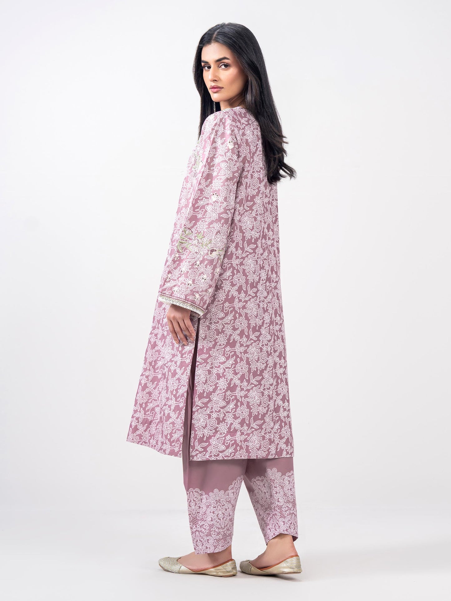 2 Piece Lawn Suit- Embroidered (Pret)