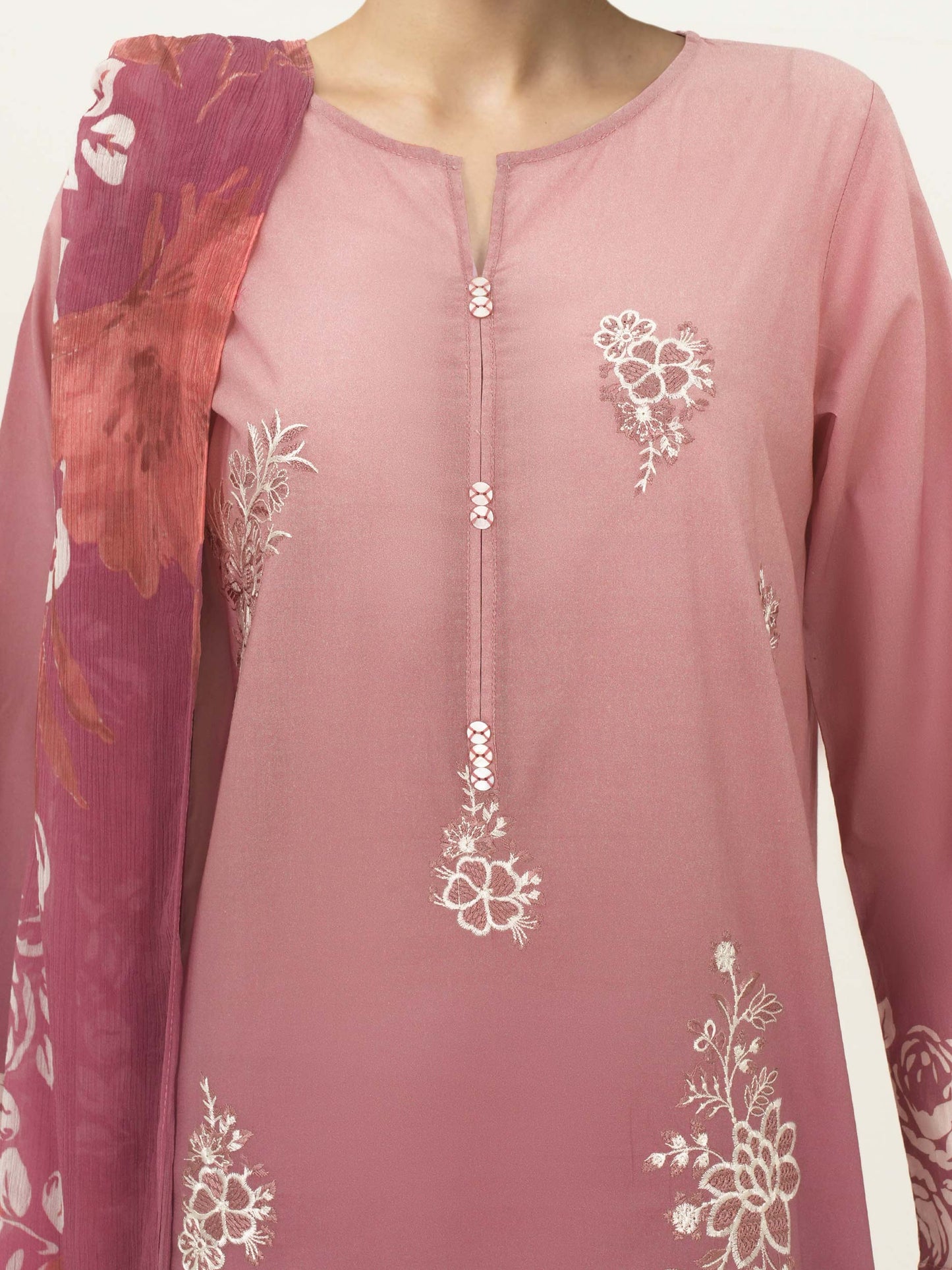 2 Piece Lawn Suit- Embroidered (Pret)