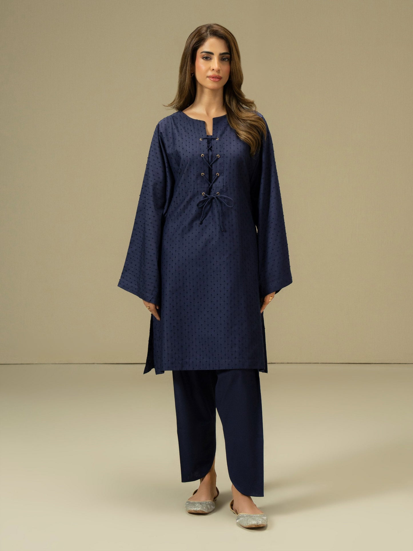2 Piece Lawn Suit-Dyed (Pret)