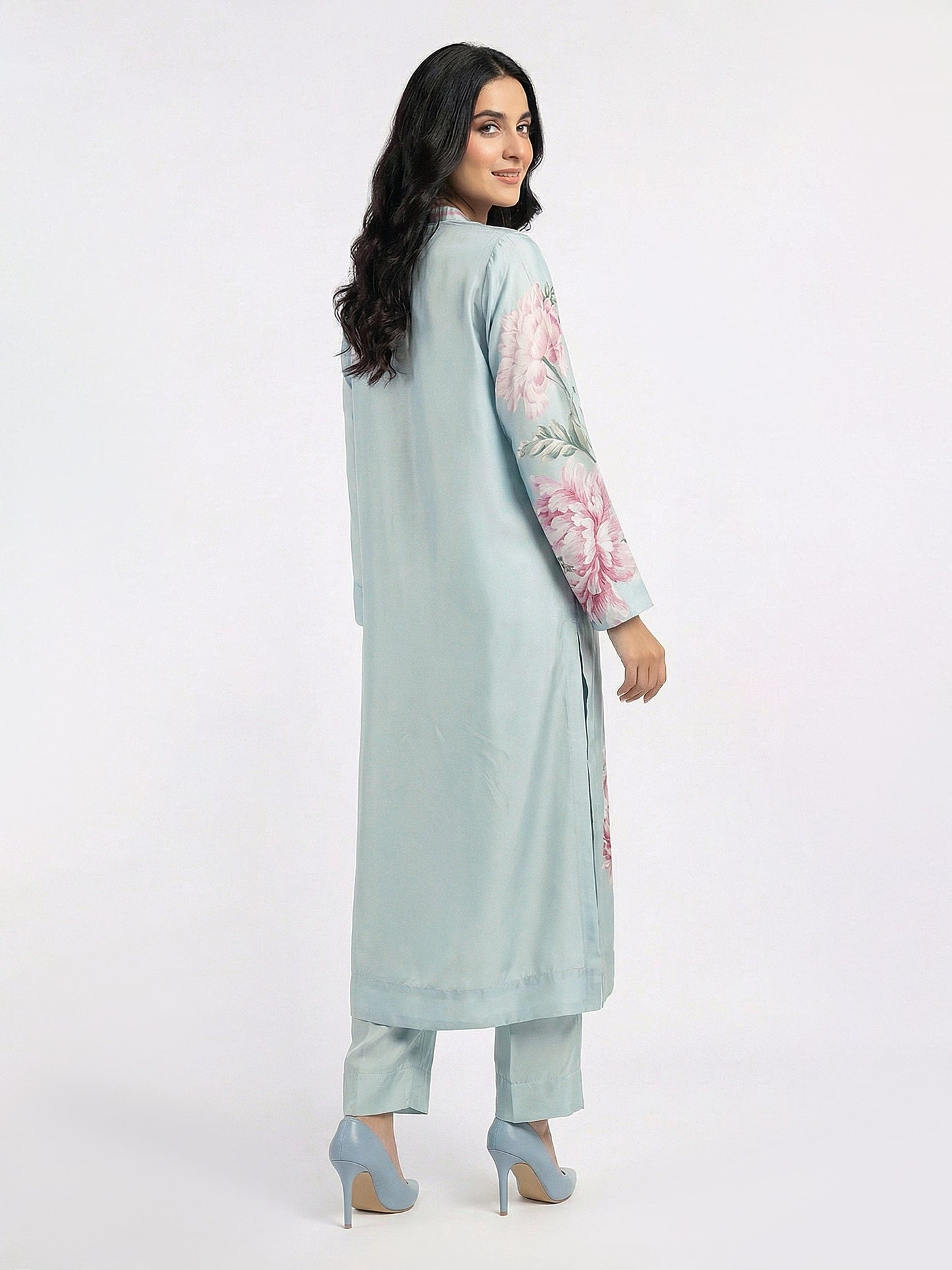 2 Piece Silk Suit (Pret)