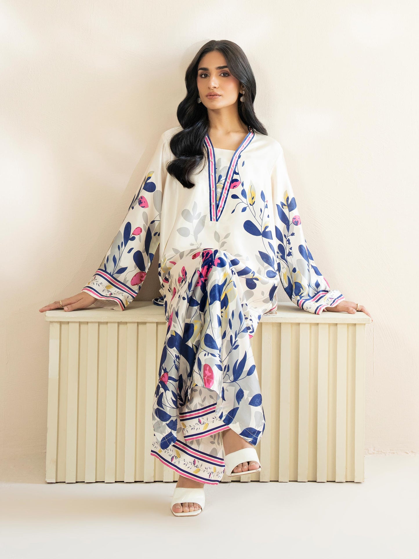 2 Piece Silk Suit (Pret)