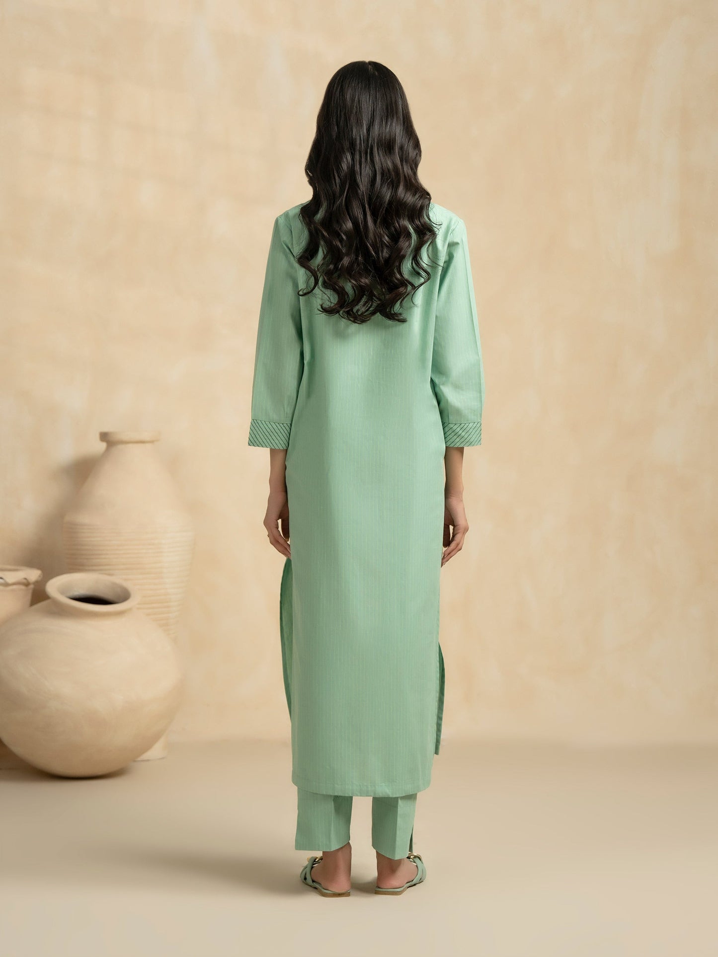 2 Piece Yarn Dyed Suit-Printed (Pret)