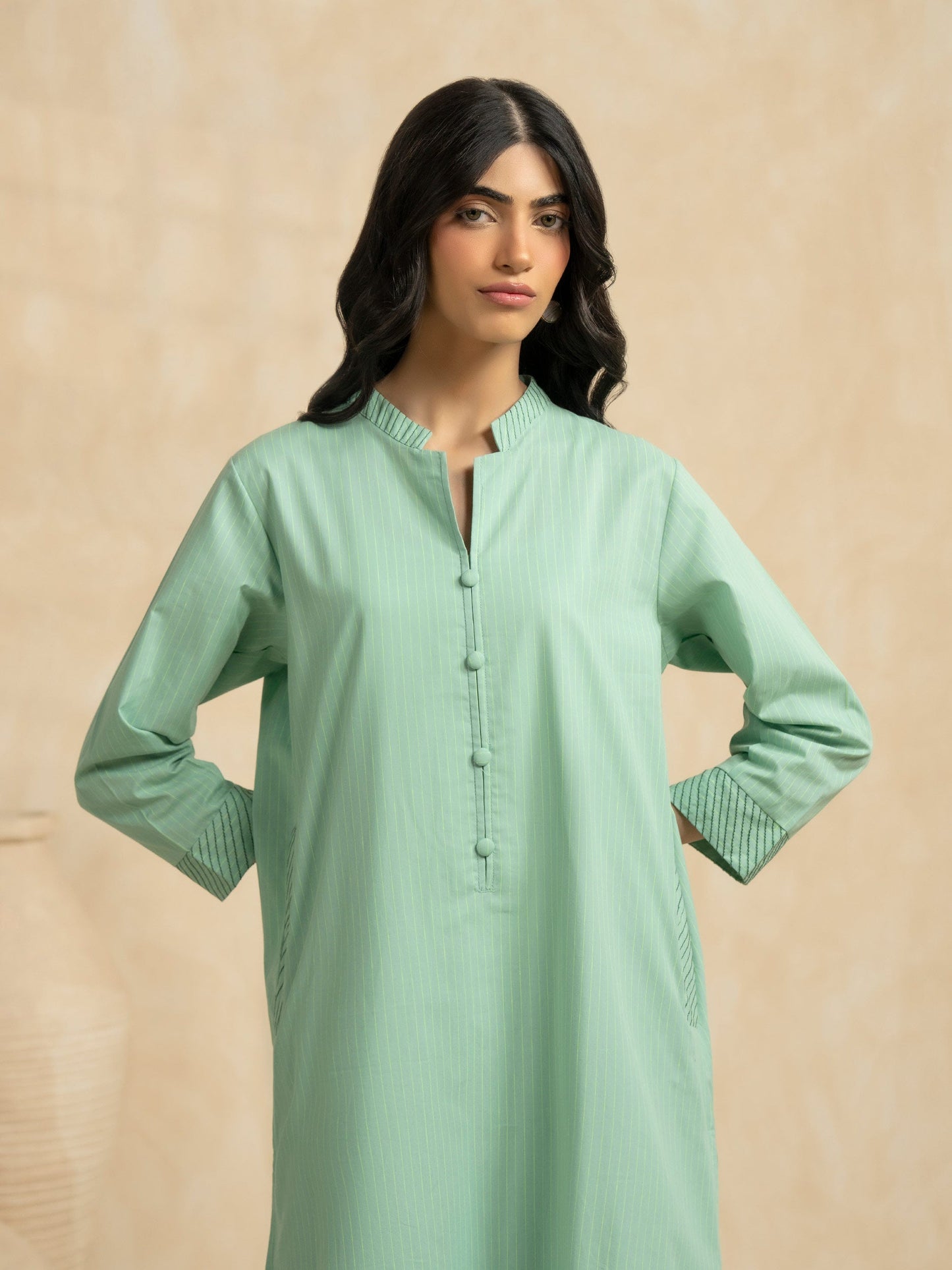 2 Piece Yarn Dyed Suit-Printed (Pret)