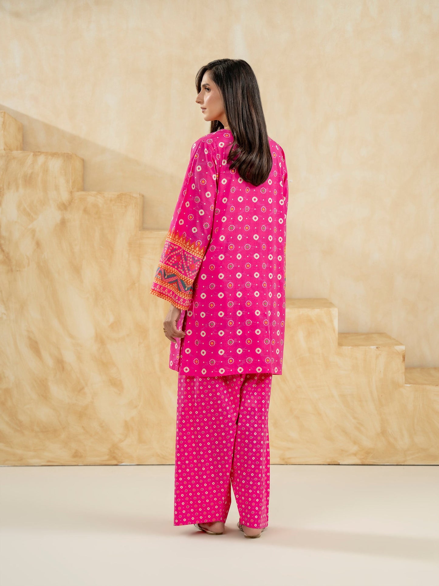 2 Piece Cotton Suit-Printed (Pret)