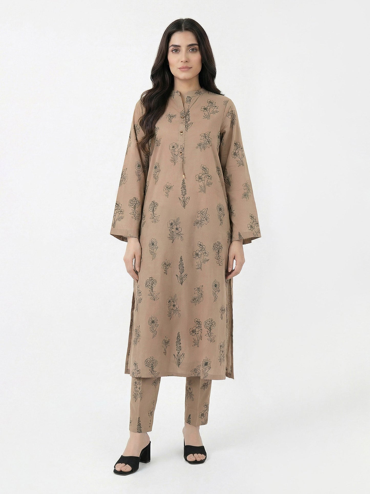 2 Piece Cambric Suit (Pret)