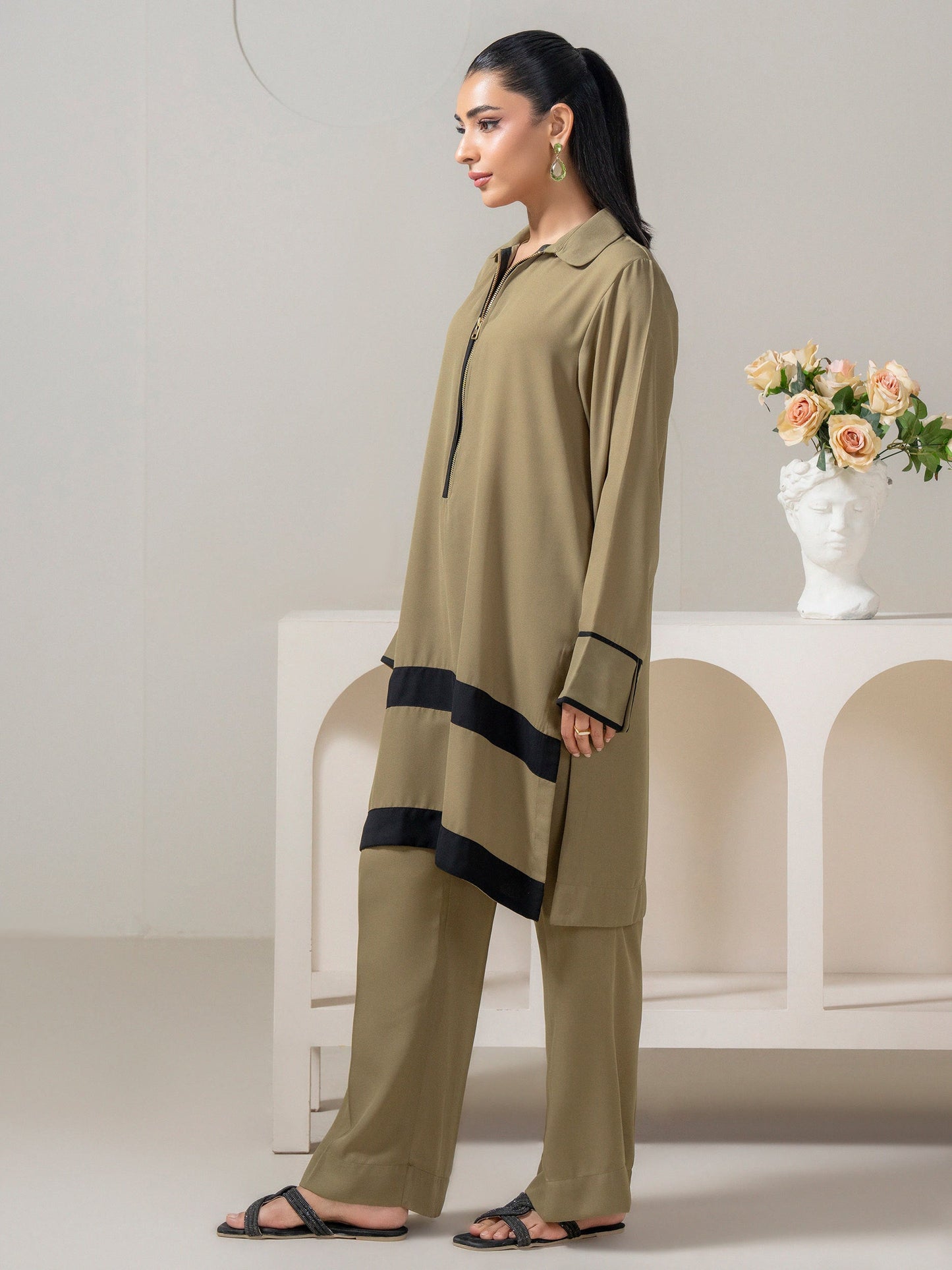 Grip Co-ord Set-Dyed (Pret)