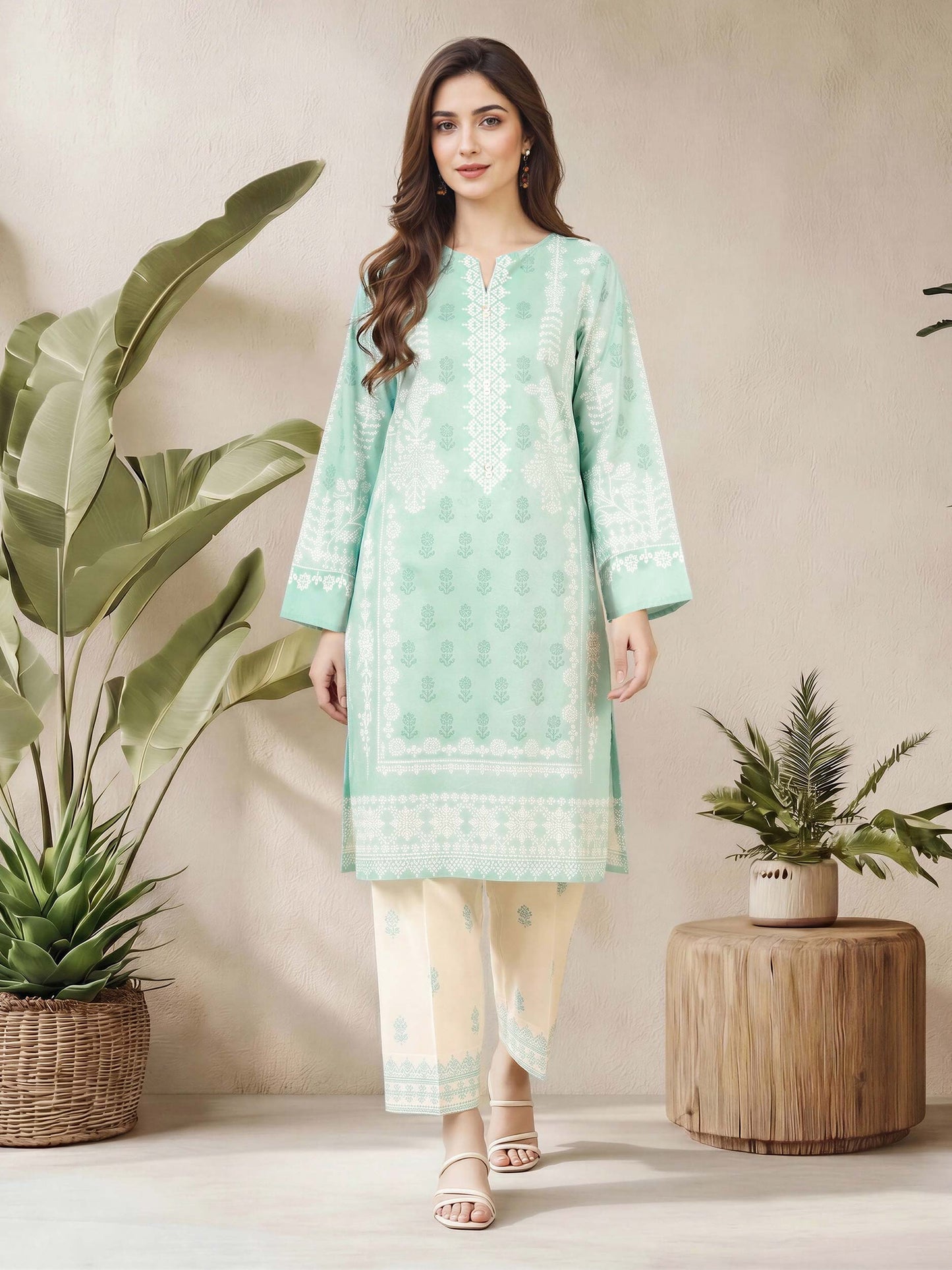2 Piece Lawn Suit (Pret)