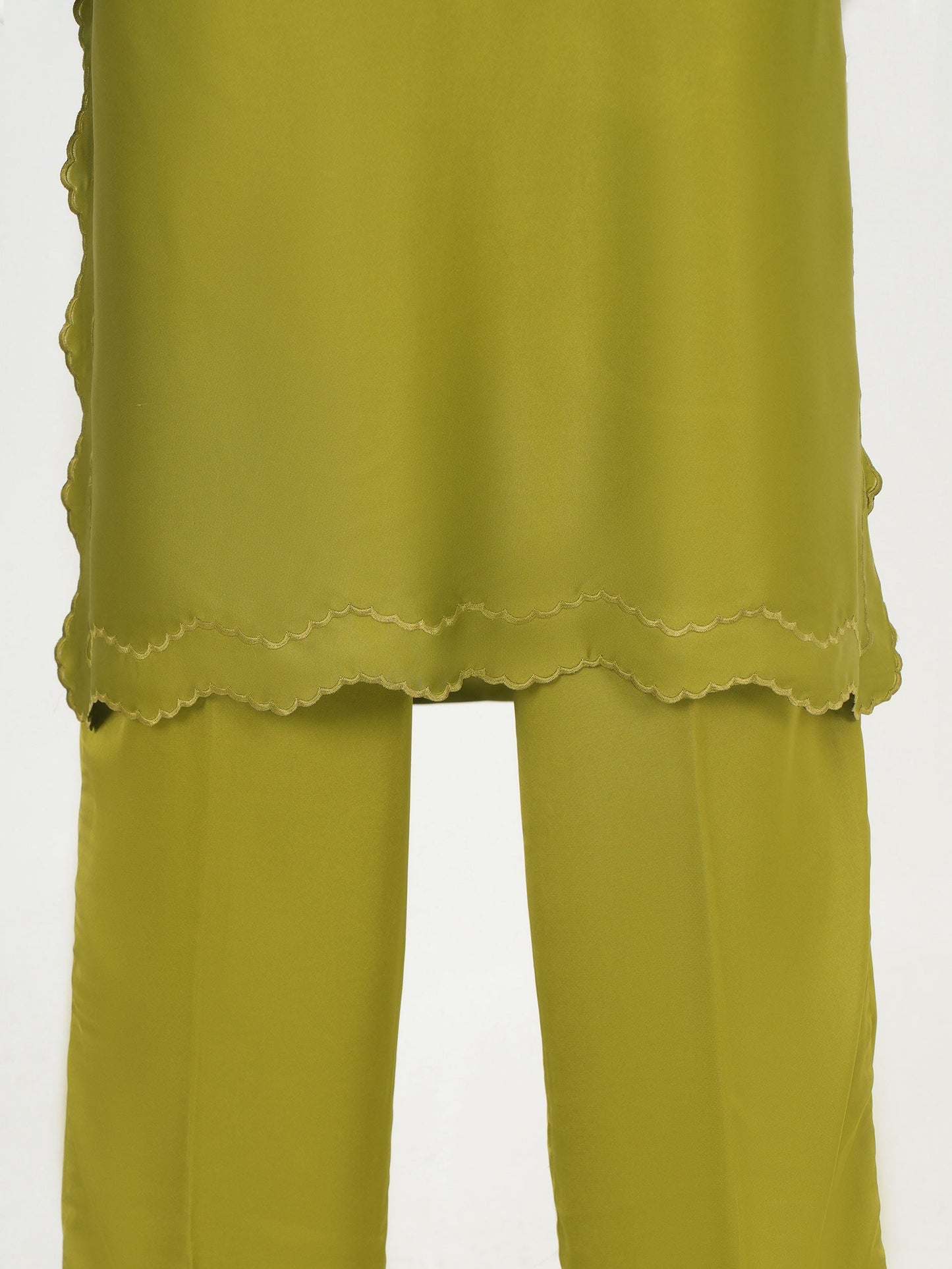 2 Piece Silk Suit- Embellished (Pret)