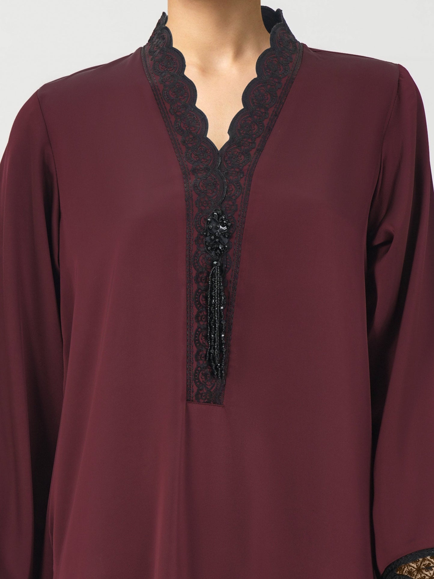 2 Piece Silk Suit- Embroidered (Pret)