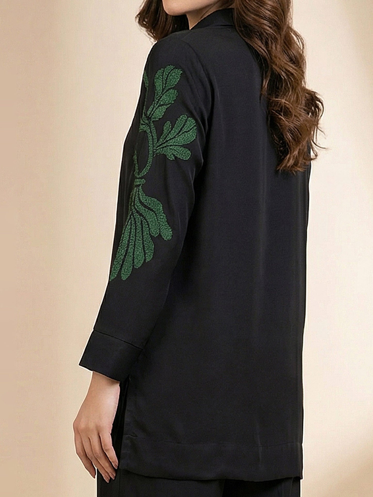 Premium Silk Co-ord Set- Embroidered