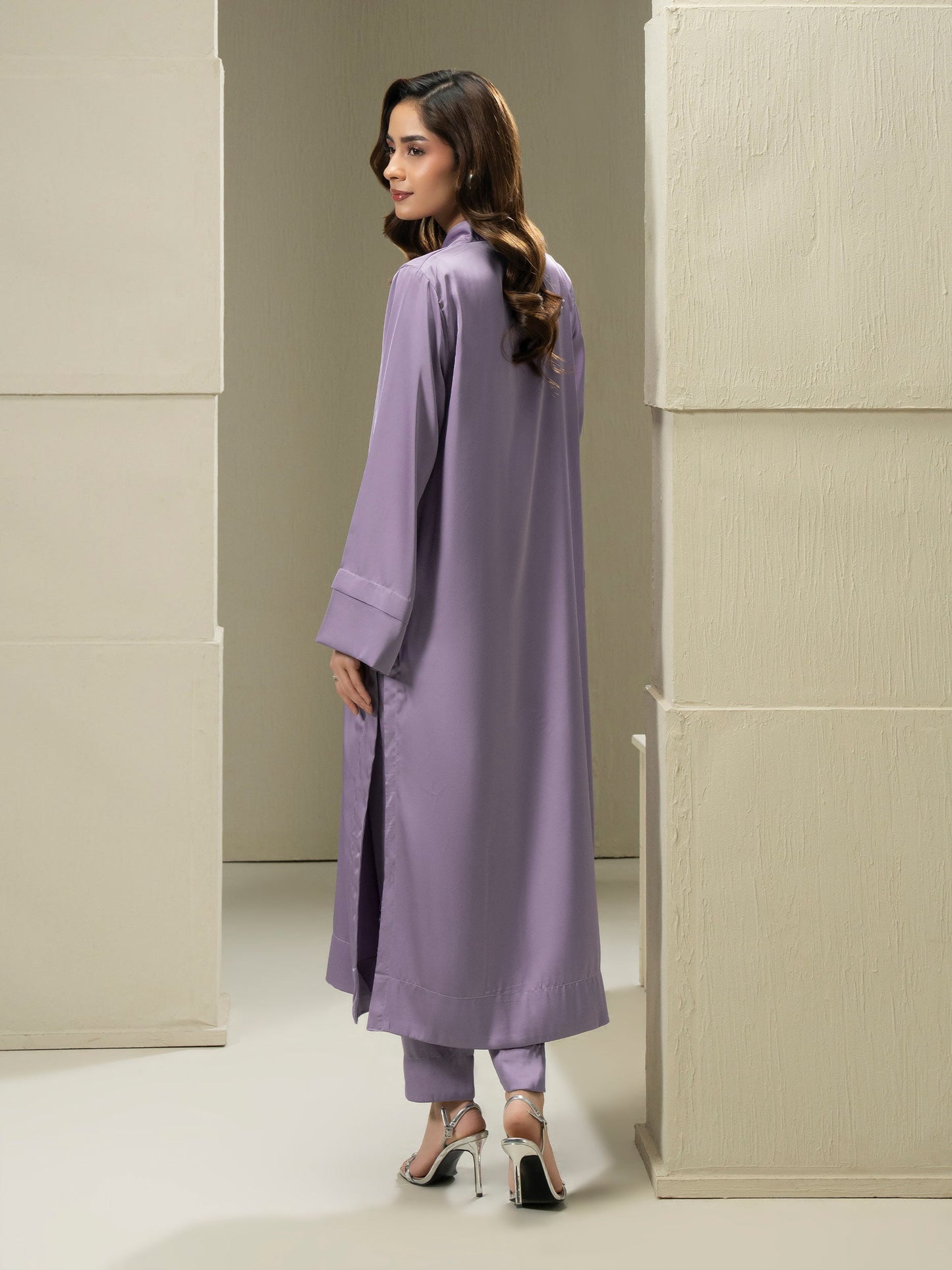 2 Piece Silk Suit-Dyed (Pret)