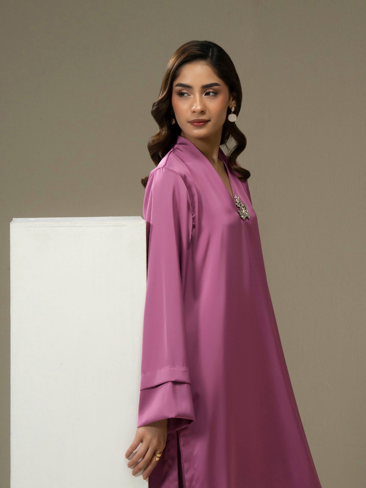 2 Piece Silk Suit-Dyed (Pret)