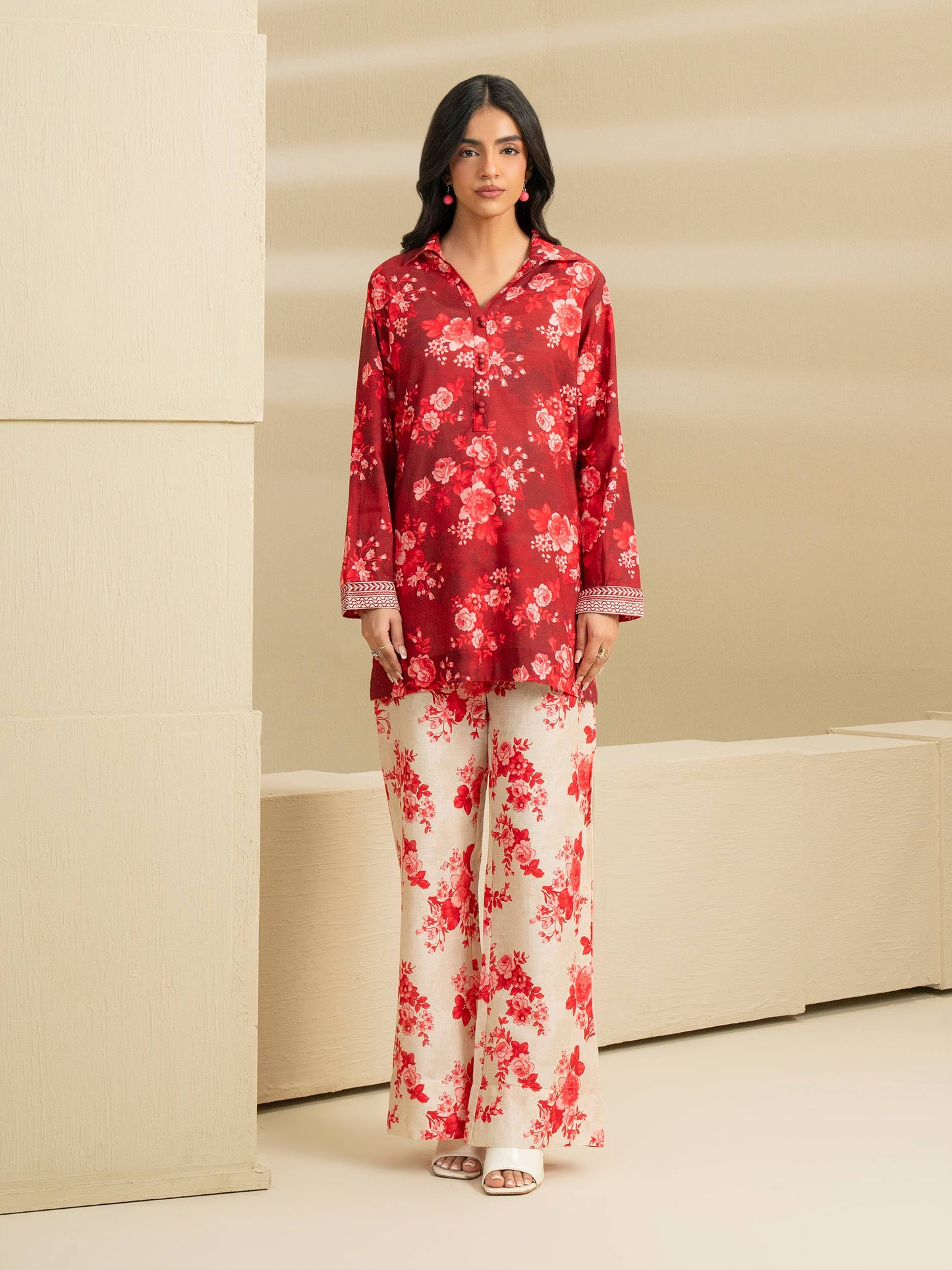 2 Piece Khaddar Suit-Printed (Pret)