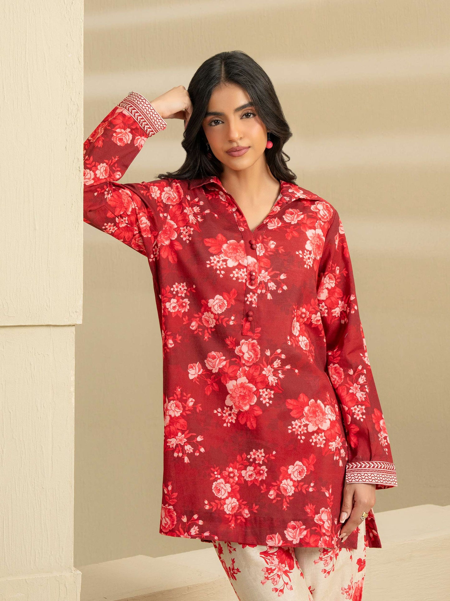 2 Piece Khaddar Suit-Printed (Pret)