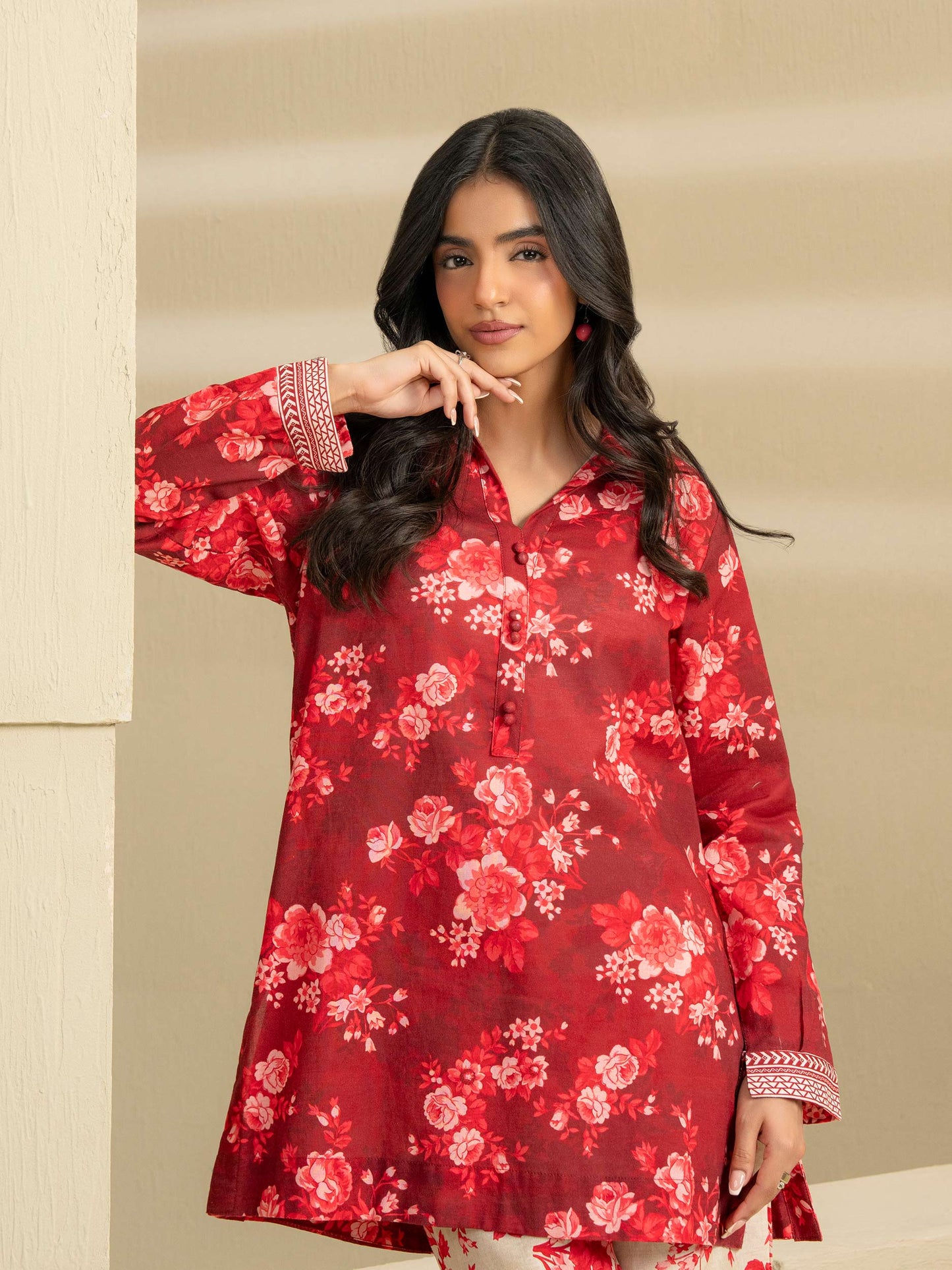 2 Piece Khaddar Suit-Printed (Pret)