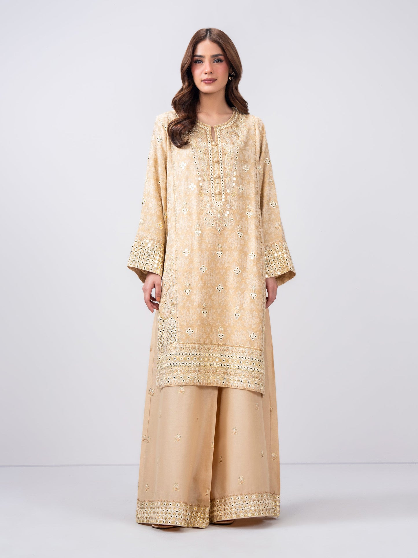 2 Piece Missouri Jacquard Suit- Embroidered (Pret)