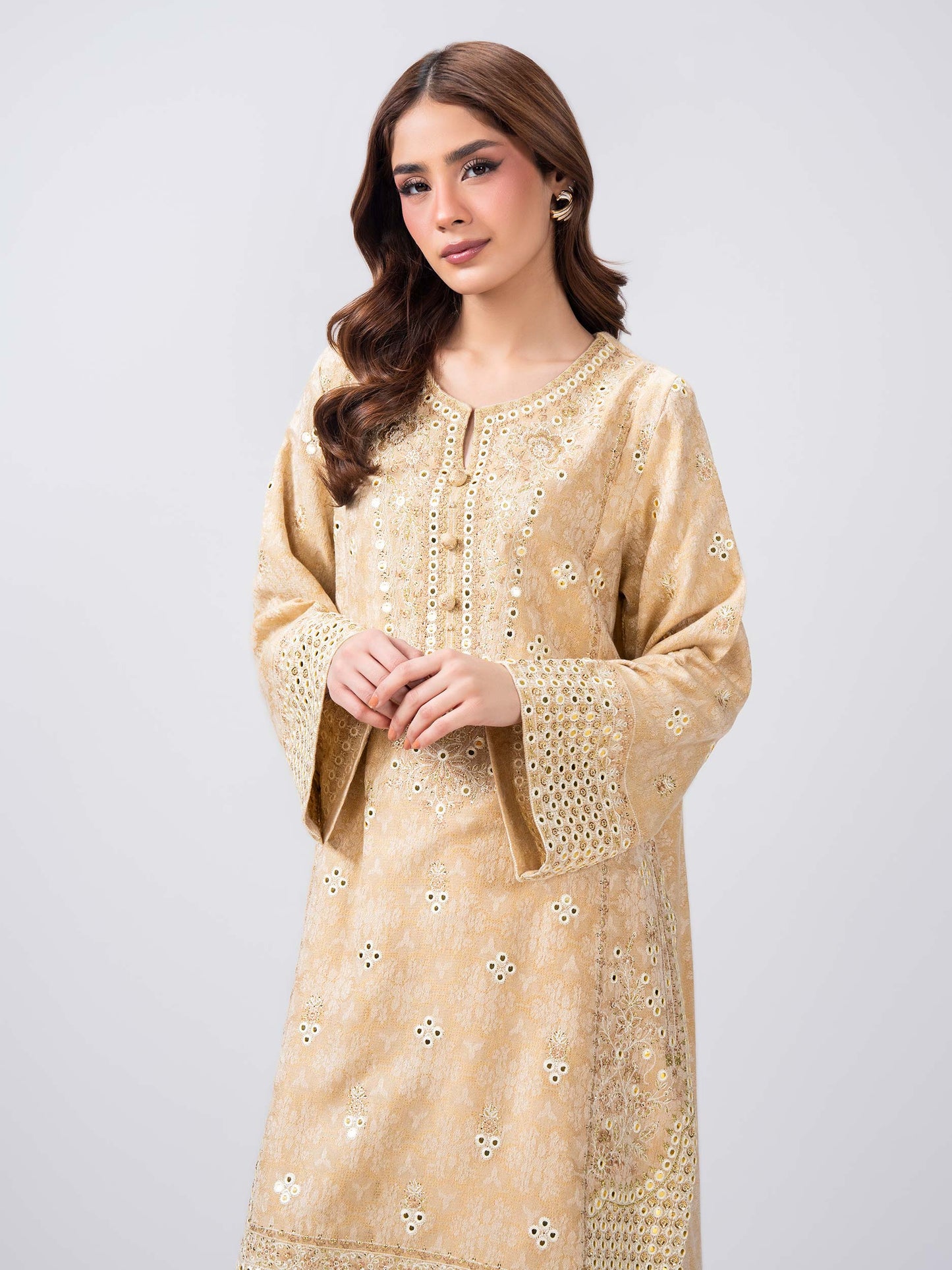 2 Piece Missouri Jacquard Suit- Embroidered (Pret)