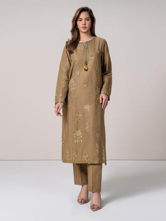 2-piece-slub-khaddar-suit--embroidered-(pret)