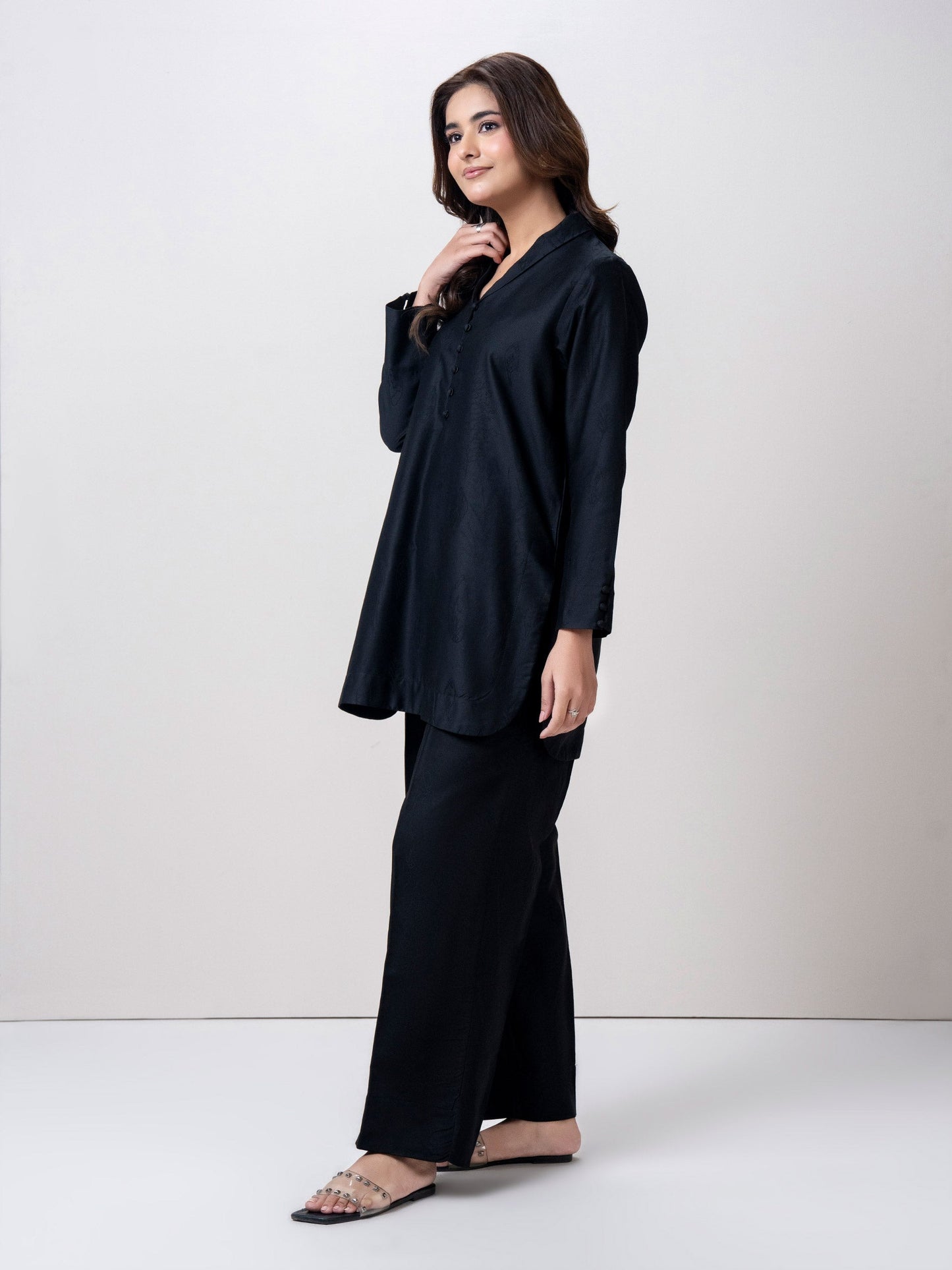 Jacquard Yarn-Dyed Co-ord Set