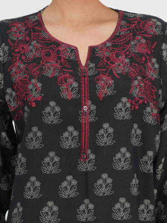 viscose-slub-kurti--embroidered-(pret)