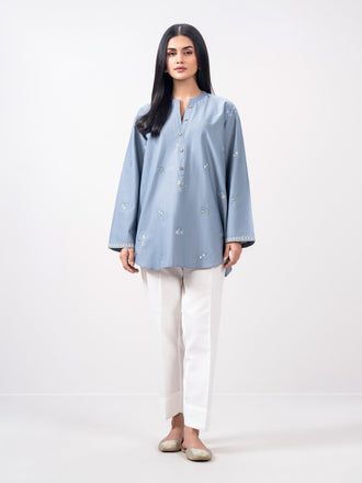 dobby-kurti--embroidered-(pret)