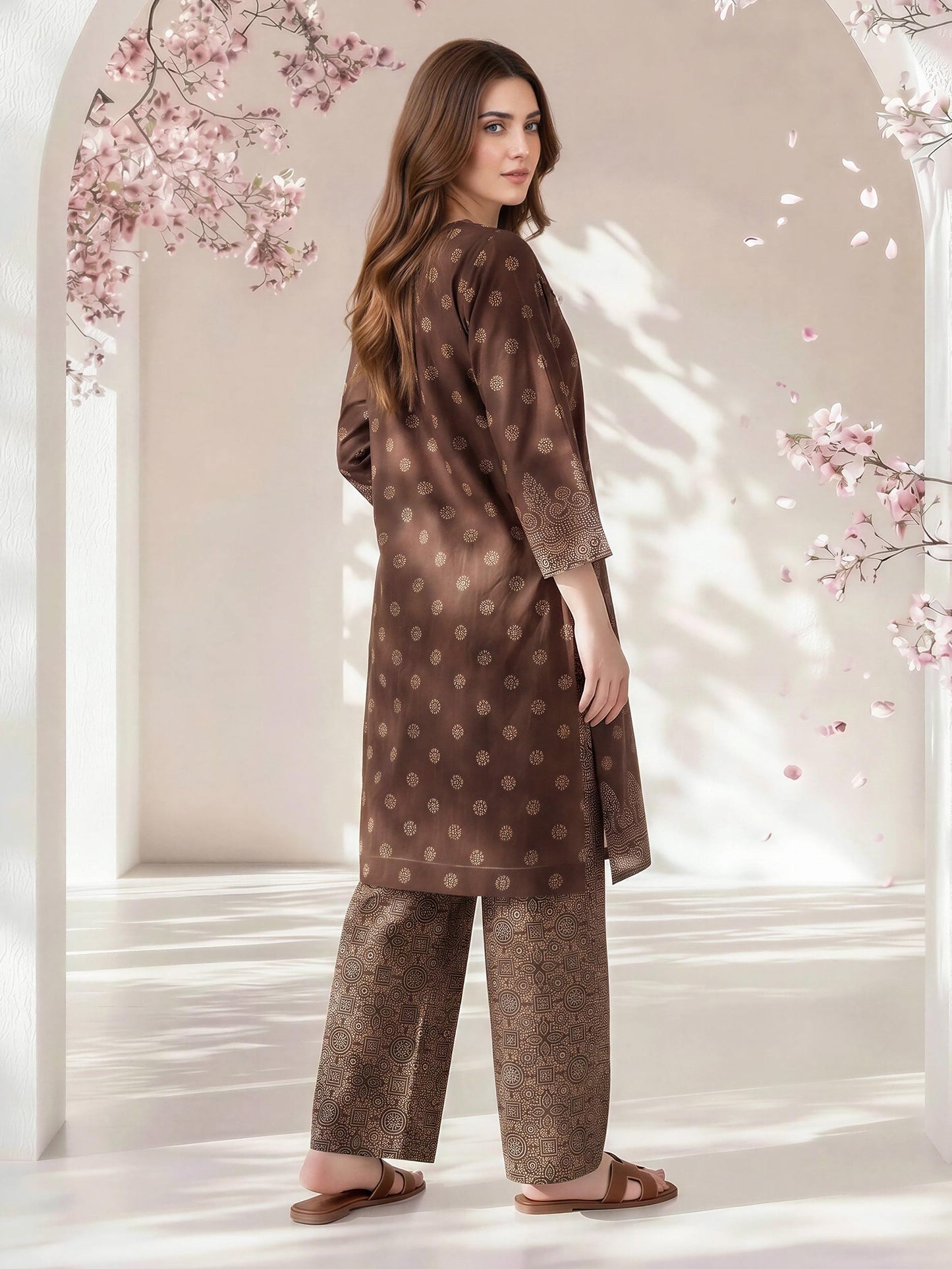 2 Piece Lawn Suit- Embroidered (Pret)
