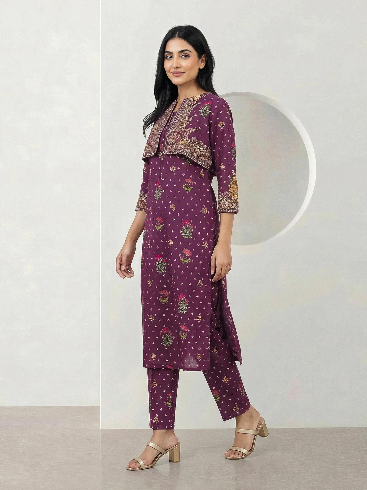 2 Piece Cambric Suit (Pret)