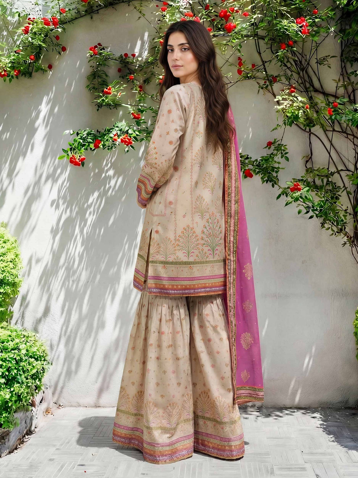 3 Piece Lawn Suit (Pret)