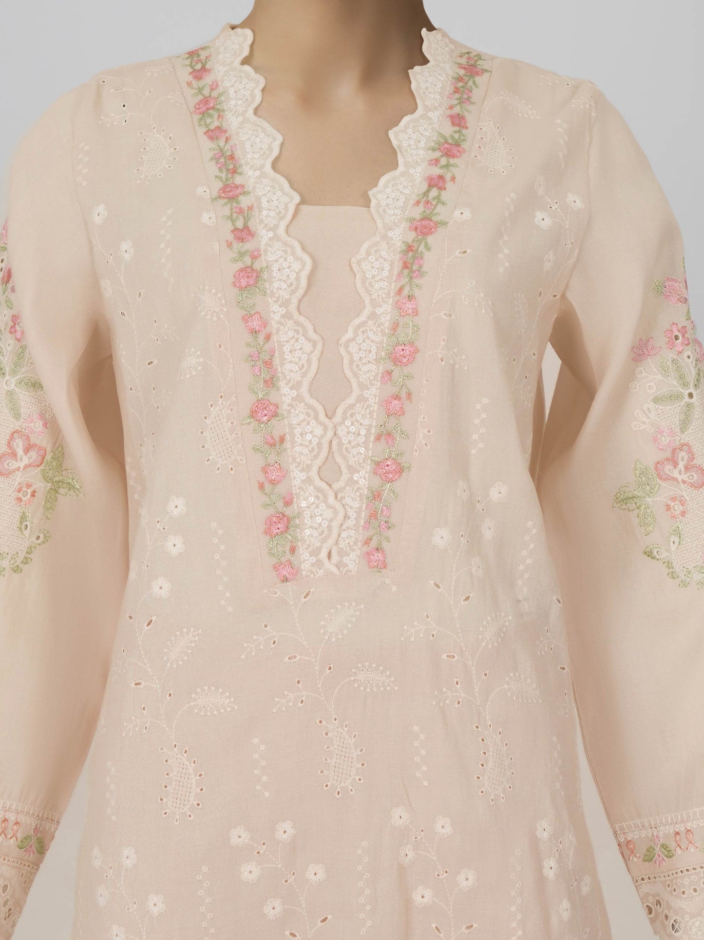 3 Piece Lawn Missouri Suit- Embroidered (Pret)