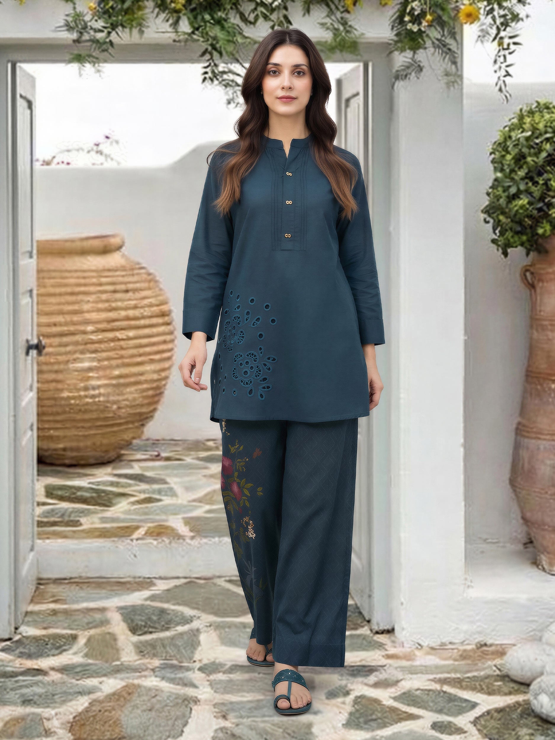 lawn-slub-co-ord-set--embroidered