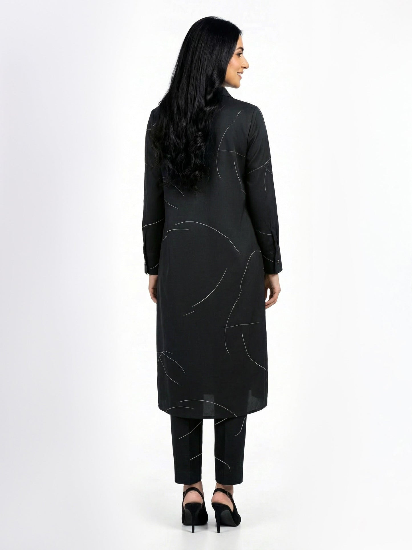 2 Piece Silk Suit- Printed (Pret)