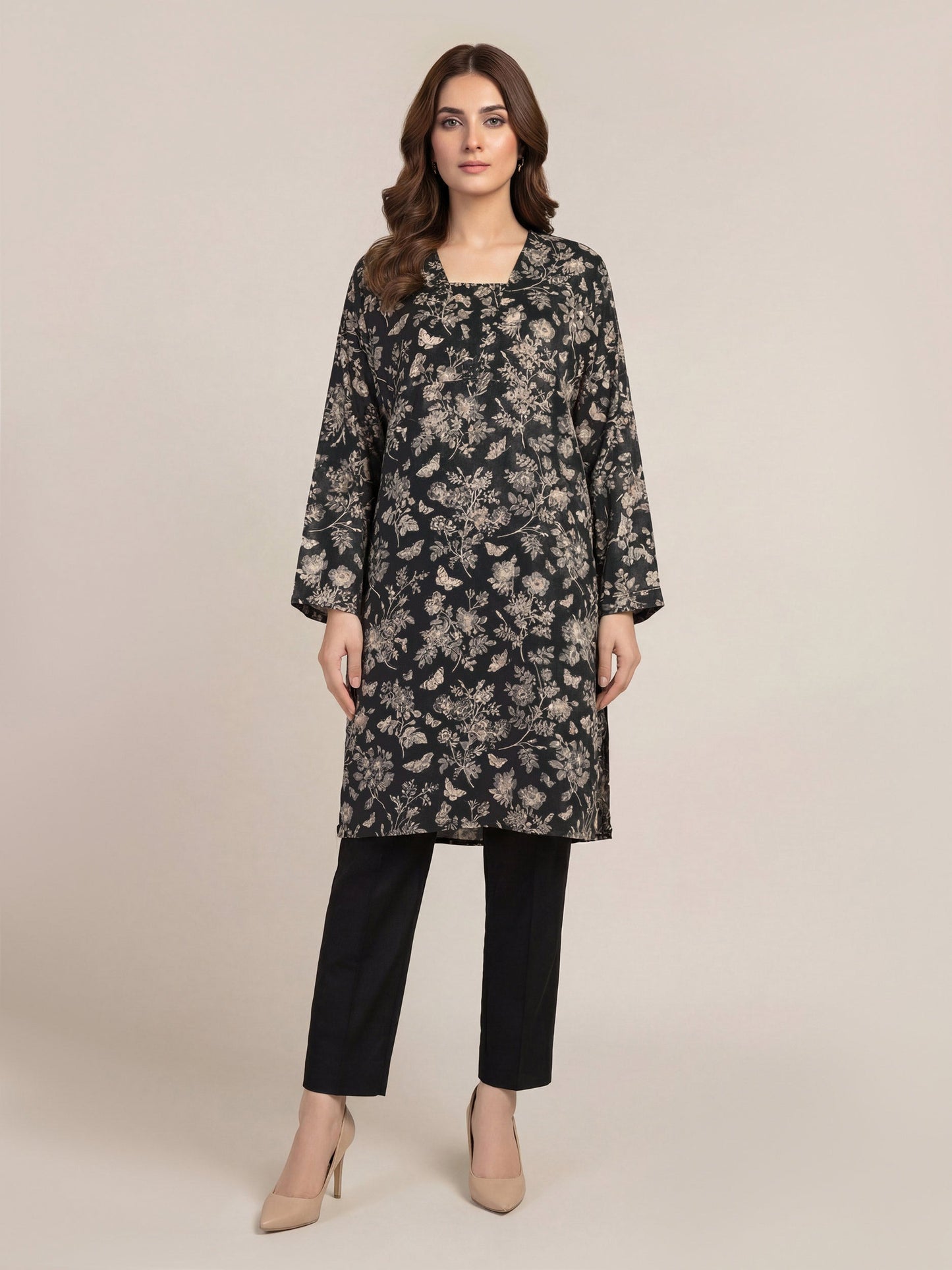 Silk Dress- Embellished (Pret)